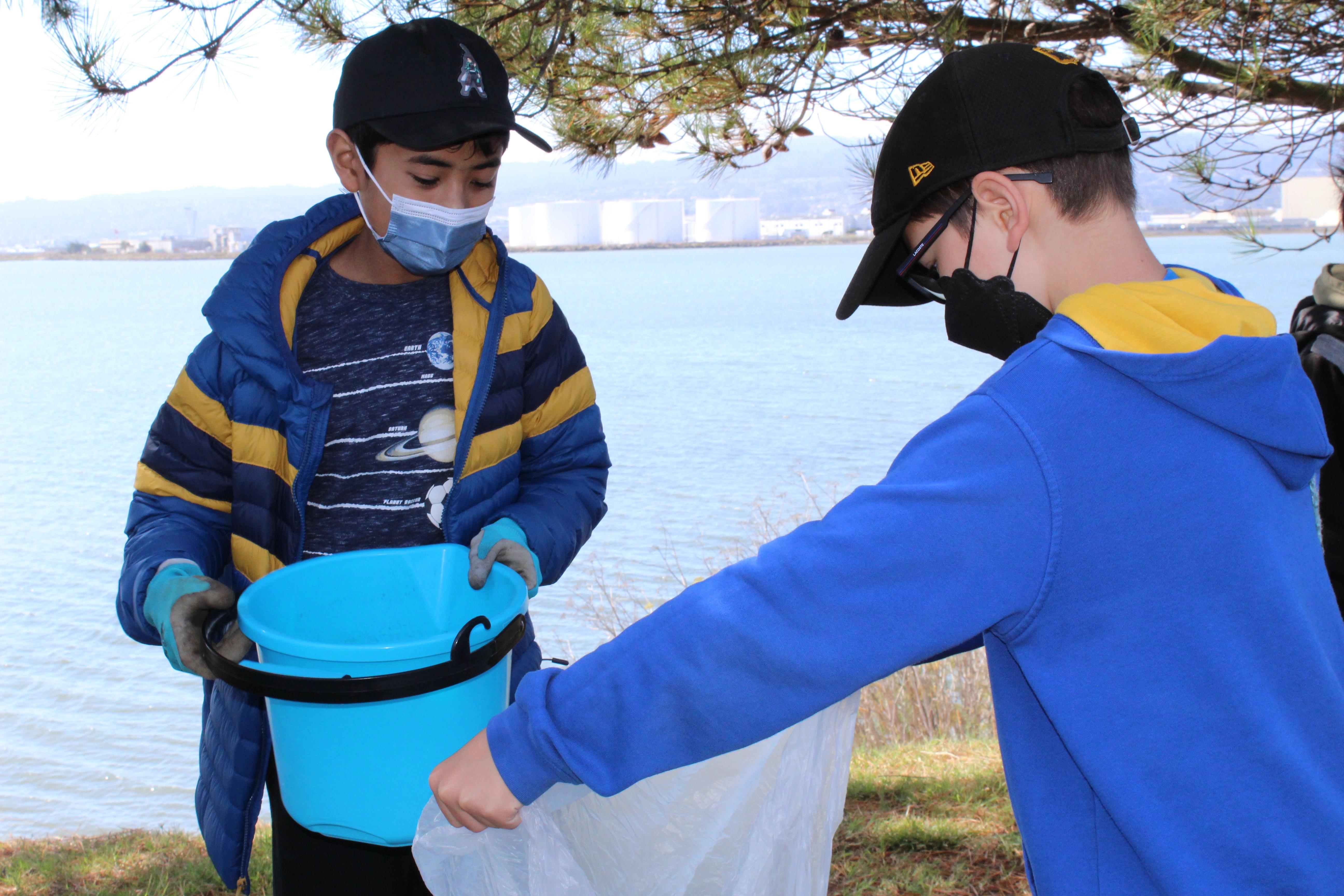 Westborough Middle School students learn about environmental stewardship and civic responsibility during the school's quarterly shoreline cleanup events.